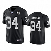 Nike Raiders 34 Bo Jackson Black 100th And 60th Anniversary Vapor Untouchable Limited Jersey Dzhi,baseball caps,new era cap wholesale,wholesale hats